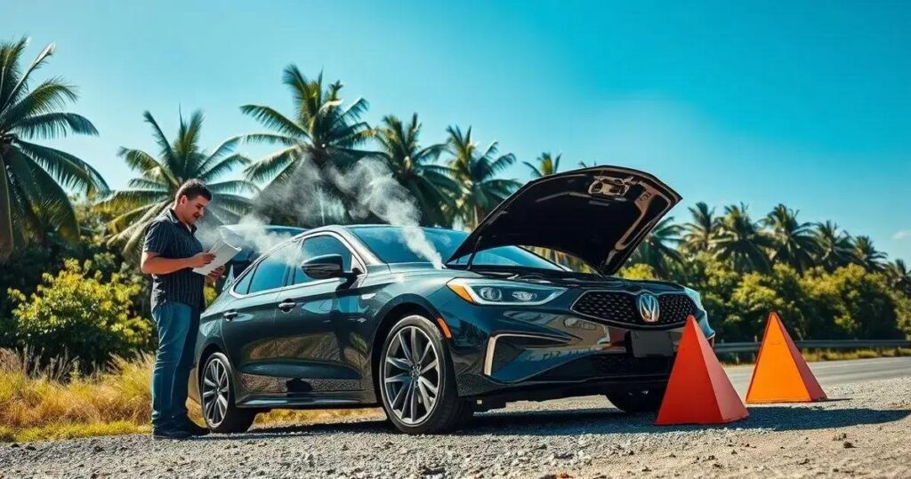 carro superaquecendo
