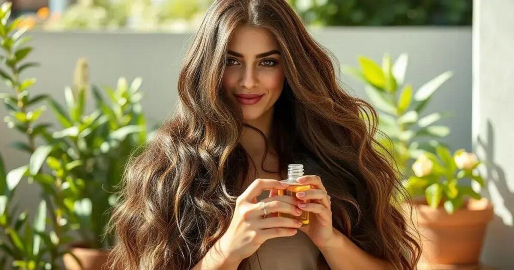 crescimento de cabelo