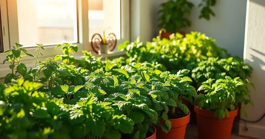 iluminação para horta em apartamento