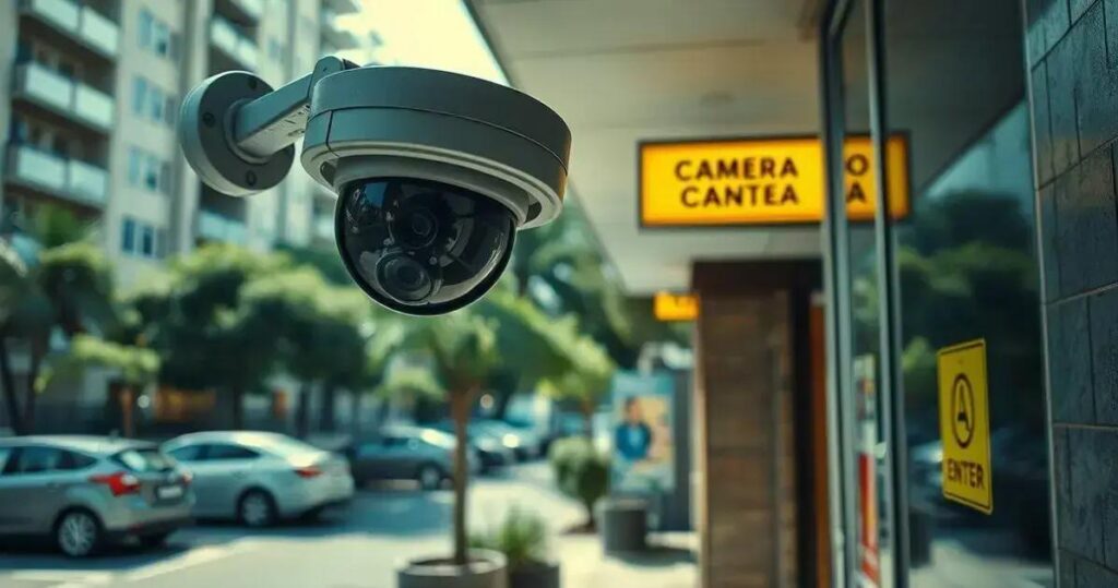 câmera de segurança falsa funciona