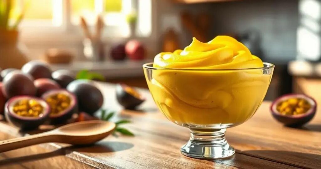 como fazer mousse de maracujá