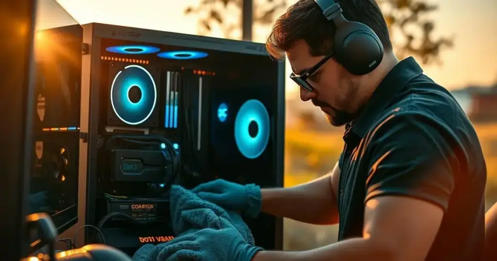 como limpar o pc gamer corretamente