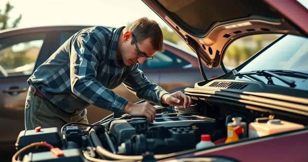 identificação de problemas no carro